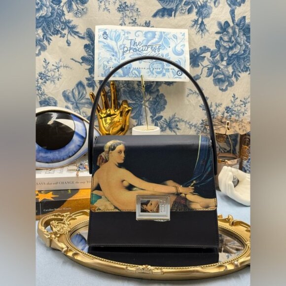 🆕 A. CLOUD x LOUVRE MUSEUM 🧿 NWT "La Grande Odalisque" by Ingres Handbag - Picture 2 of 16